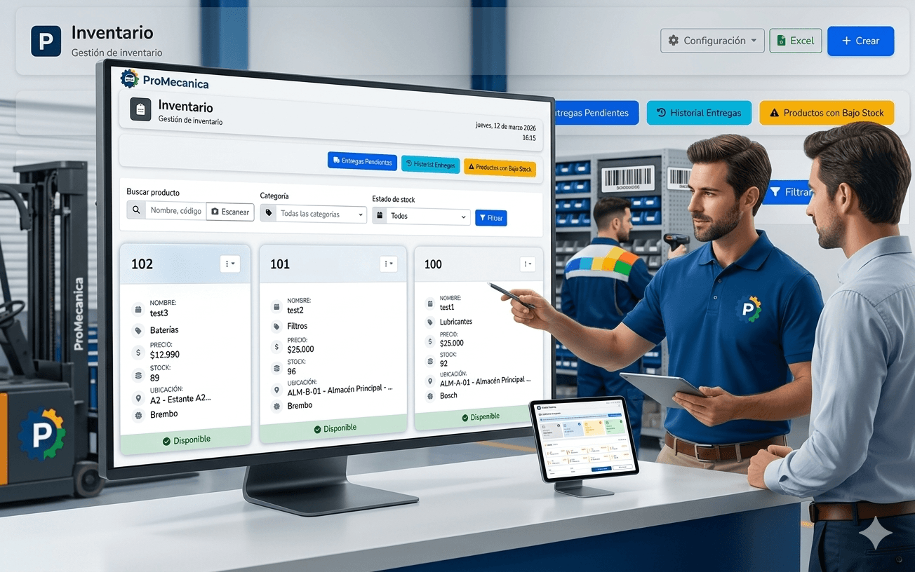 Módulo de inventario